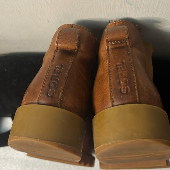 Emelie II Chelsea Sorel Boots 7.5 Brown Waterproof Gorpcore Shootie Casual Boho - Picture 6 of 12